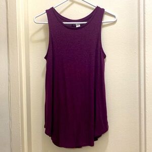 Old Navy Womens Purple Sleeveless Shirt in Extra Small XS